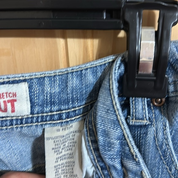 Faded Glory Stretch Bootcut Classic Blue Denim Jeans - Picture 3 of 4